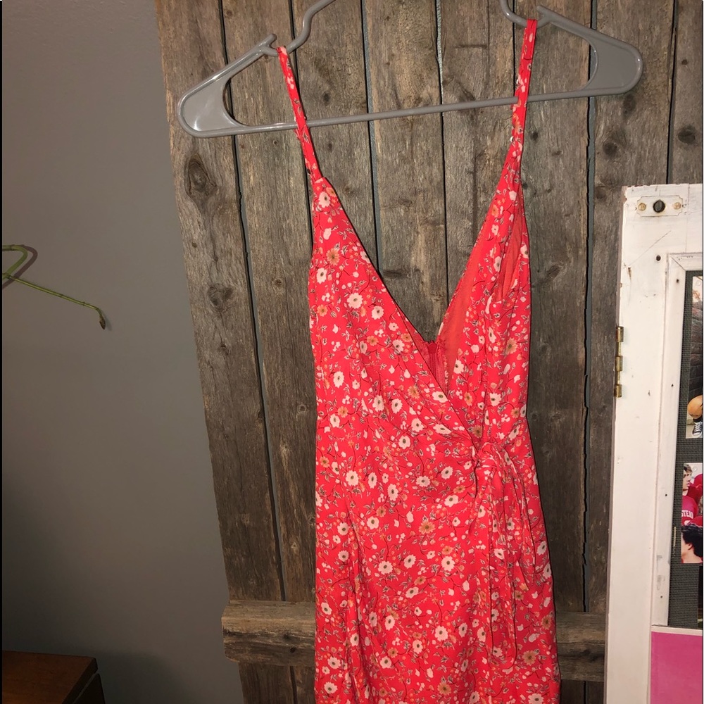 Hello molly Pink floral romper